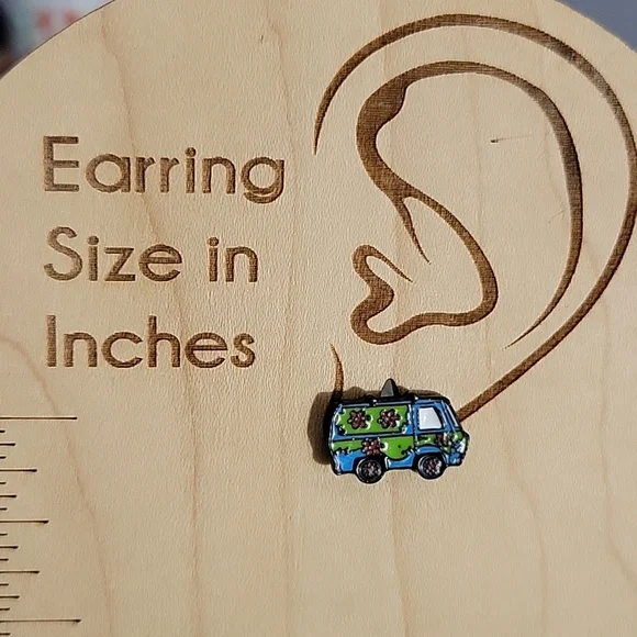 Scooby-Doo Mystery Machine Stud Earrings, unisex - Picture 2 of 6